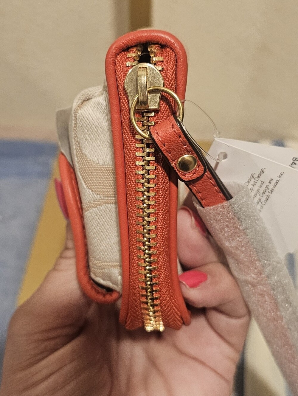 Coach Ash Signature Mini Wallet - Picture 5 of 7